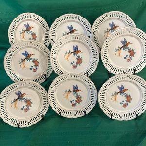 Hummingbird Set of Schwarzenhammer Porcelain 10 pieces